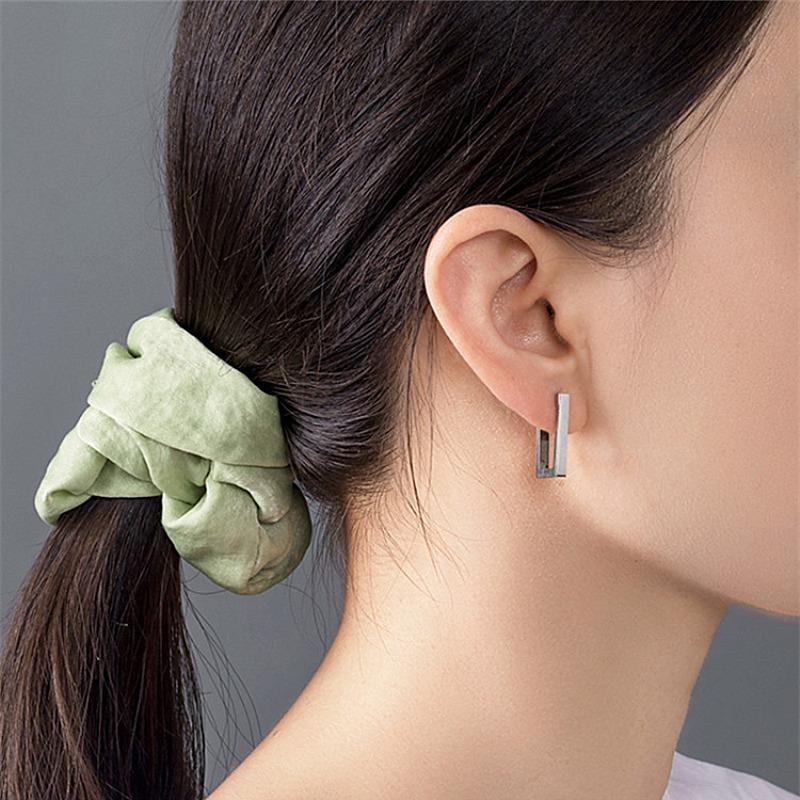 Square Geometric Earrings For Women Rectangular Gold Color Metal Earrings  New Trendy Jewelry Gifts