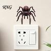 Halloween Car Sticker Spider Decorative for Car, Broken Hole Effect Dog Cat Holiday Decoration Decal Owl Self-Adhesive Sticker, Waterproof Removable