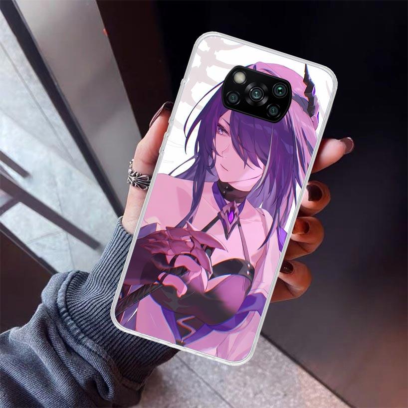 Honkai Star Rail Acheron Phone Case For Xiaomi Poco X5 X6 X7 Pro F7 Ultra M7 Redmi 15C 15 13C 13 12C 12 10 10C 10A 9 9C 9T 9A Co