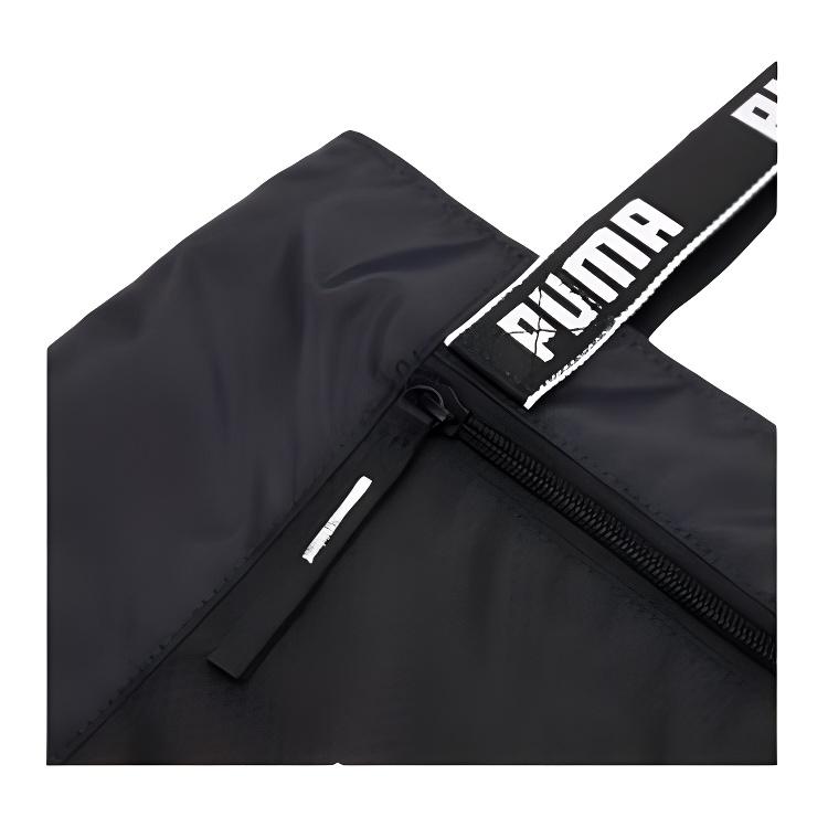 New PUMA Fabric Tote Bag, Shopping Bag, Shoulder Bag Women's Black 090267-01