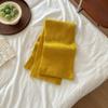 Keep Warm Solid Color Scarf Long Wool Shawl Retro Knitted Scarves  Autumn Winter