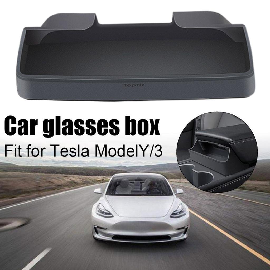 Car Charging Cable Glasses Box Compatible For Y Center Armrest Hidden Storage Box Organizer Interior Accessories