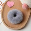Haarband 100% Echtes Nerzhaar Seil Haargummi Seil Pferdeschwanz Schwanz Streifen Handgelenkband Vintage Elastisch Kopfschmuck Haarband