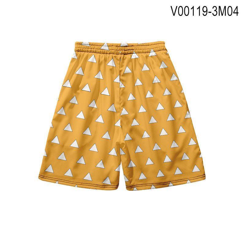 Cosplay Anime Demon Slayer Szorty Szkolne Cos Kamado Tanjiro Nezuko Agatsuma Zenitsu Tomioka Giyuu Szorty Plażowe z Nadrukiem