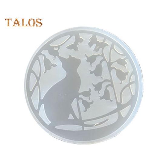 Cupă Mat Mat Decorativ Antiaderent 9 Stiluri Utilă Craciun Cup Mat Mold pentru Crăciun