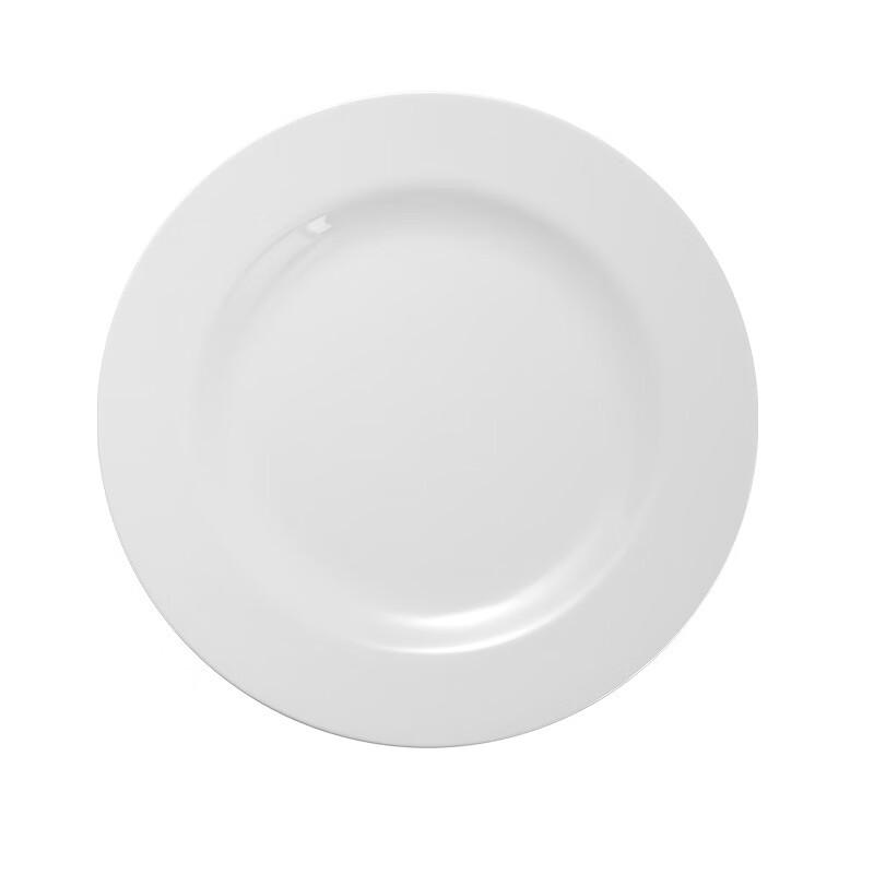 Handun 7-inch White Melamine Round Plate