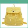 Printed Casual Checkered Backpack With Drawstring Design For Kids Daily Use