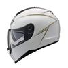 Yamaha Motorcycle Helmet Full Face ZENITH Sun Visor Model Pinstripe Pearl White M Size YF-9 (57-58cm) 90791-1783M
