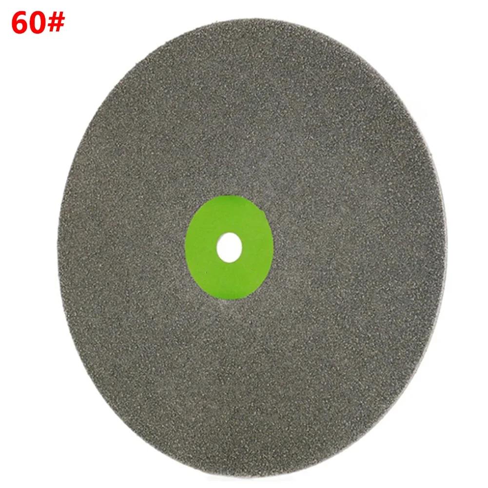 8Inch 111mm emery Coated Lapping Disc Grit 61-1111 1/1in Hole Flat Lap Wheel Abrasive Grinding Disc For Gemstone Jewelry Rock