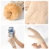 Warm Knitted Gloves for Women In Winter Cycling Office Simple Cold Proof Double Layer Touch Screen Gloves