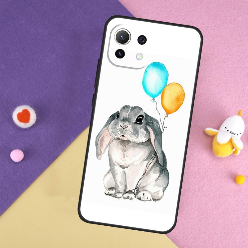 Cute Bunny Rabbit Case For Xiaomi 13 14 15 Ultra 11T 12T 13T 14T Pro POCO X7 Pro X3 X5 X6 F5 F6 M6 Pro Cover