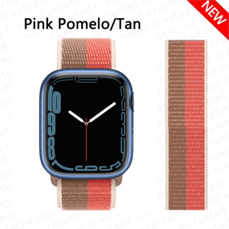 Pasek Nylonowy z Pętelką Do Pasków Apple Watch 44mm 40mm 49mm 41mm 45mm 46mm paski Bransoleta iWatch Seria 7 6 5 se 8 9 ultra 2 3 10 11