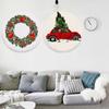 Accessories Xmas Patterns DIY Merry Christmas Cross Stitch Kit Embroidery Hoop Christmas Embroidery