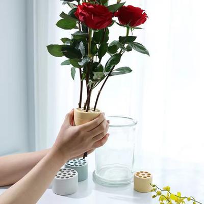 Yousheng 2 szt. spiralny uchwyt na łodygę Ikebana DIY bukiet Twister wazon układanka kwiatowa siatka wielootworowa stojak do mocowania roślin narzędzie do układania kwiatów