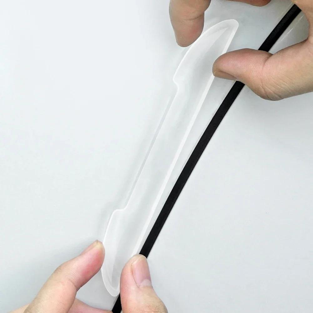 Car Door Transparent Anti-collision Protector Bar Stickers Rearew View Mirror Cover Protection StripSide Edge Protection Guards