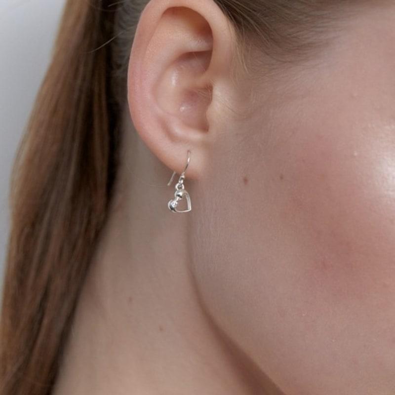 LOVE ME MONSTER [Silver] Pure Cubic Mont Drop Earrings (L251MER060)