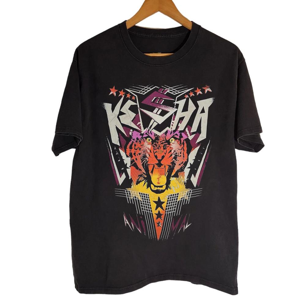 Hot! KESHA Animal Tour For Fans Heavy Cotton Black S-5XL T Shirt TT673 Unisex T-Shirt M