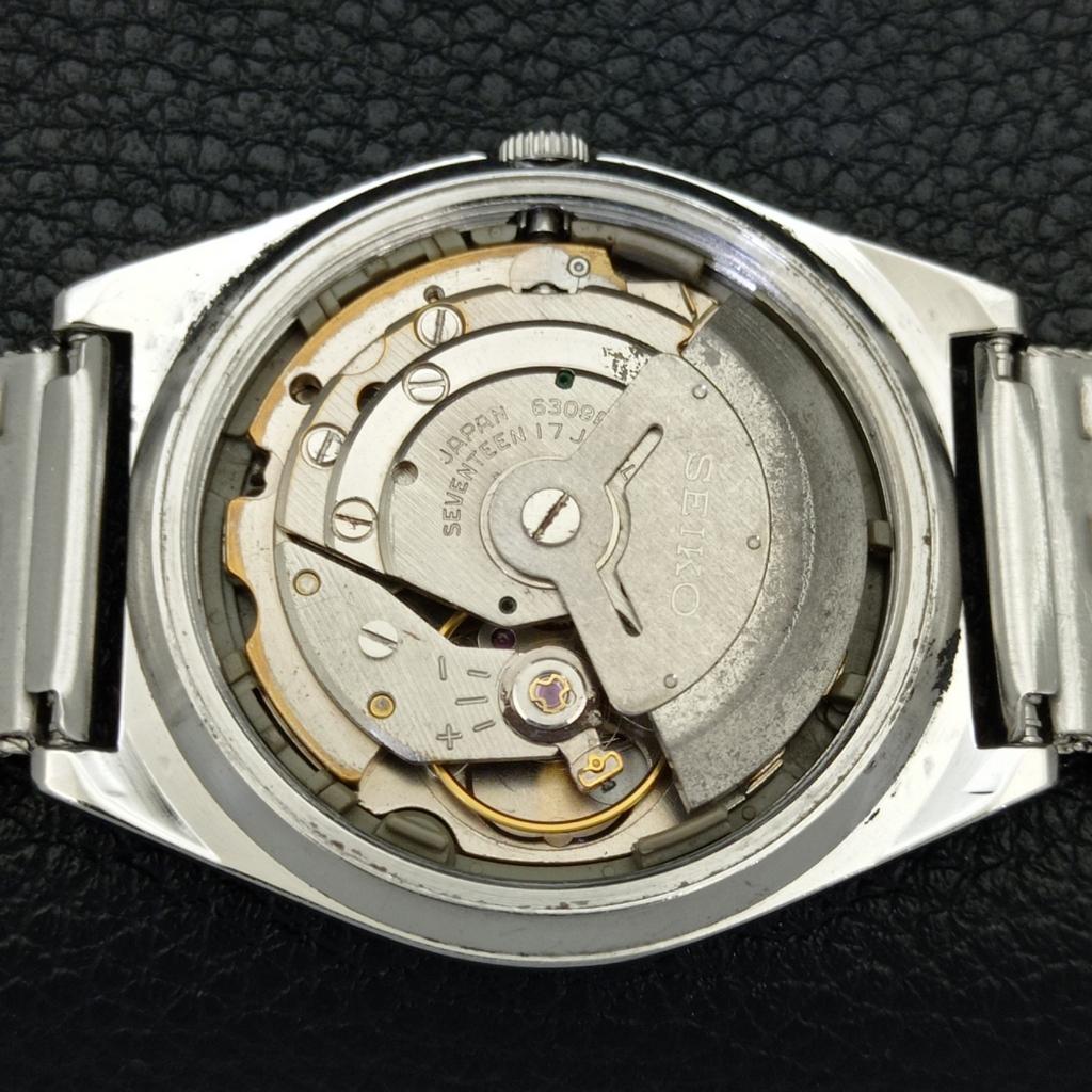 SEIKO 5 AUTOMATIC VINTAGE 6309A JAPAN MENS SILVER COLOR DIAL WATCH a701204-5 R206a-a701204