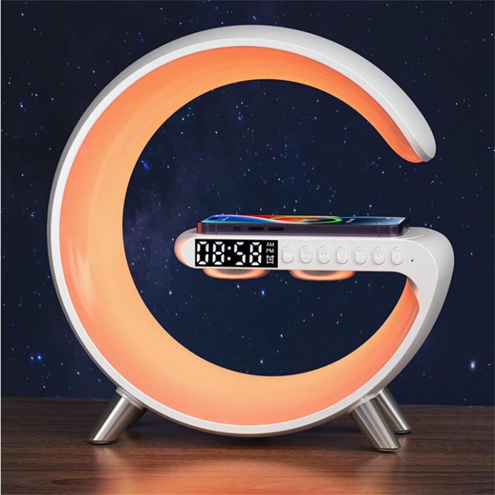 

Smart Up Light Alarm Clocks With App Alarm Clock 15w Fast Wireless Charger For Heavy Sleepers White#0