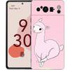 Kawaii Alpaca lovely Phone Case For Google pixel 9 8 7 6 Pro 8A 6A 7A 5G Silicone Shockproof Black Cover Fundas