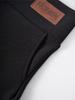 Women's High Waist Fleece-Lined Tummy Control Leggings with Pocket and Leather Label