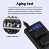 EN-EL15 Battery Charger Battery LCD USB Charger Double Battery Charging Dock for D500 D600 D610 D7000 D7100 D7200