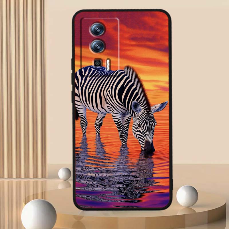 Cartoon Anime Animals For Xiaomi Redmi 12 13C 12C 13 10C 9T A2 9A 9C 7A Note 10S 8T 10 9 8 Pro 4G 5G Black Phone Case