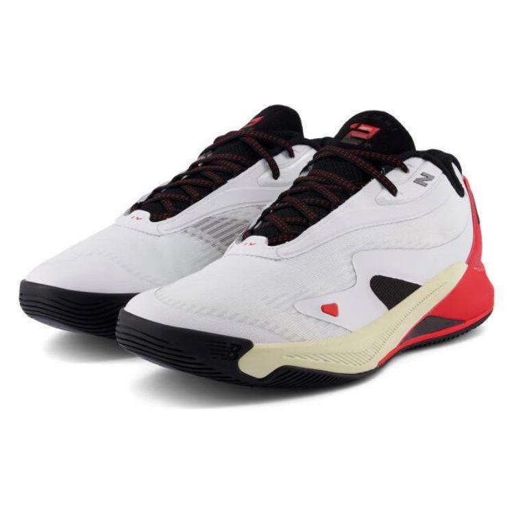 New Balance KAWHI 4 Transcend the Game Unisex Sneakers White True-Red BBKLSBR4