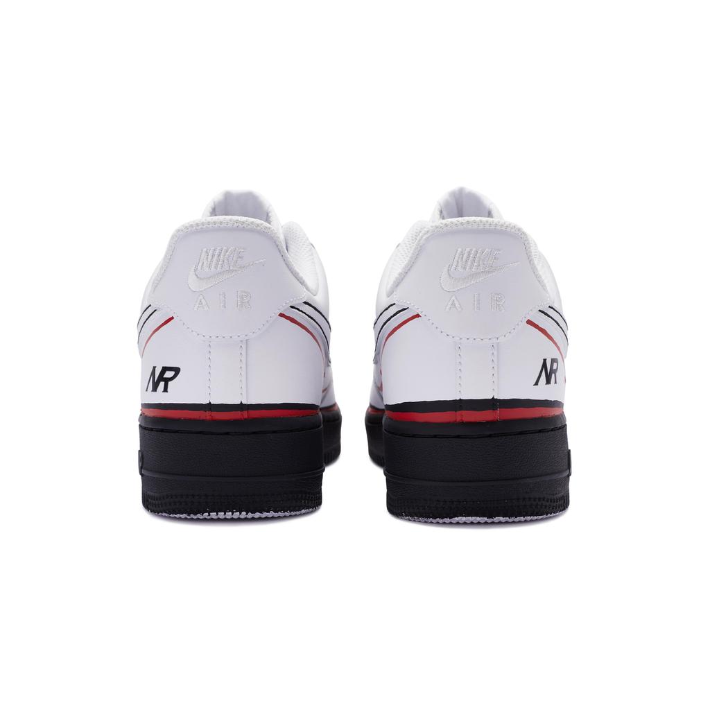 Nike Air Force 1 Low 811 Manufacturing Low top Skateboard Shoes GS Black Red White DH2920-111(Team80-90)