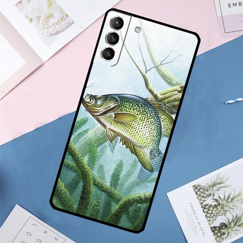 Fish Fishing Case For Samsung Galaxy S24 Ultra S21 S22 S23 S25 Ultra S9 S10 Plus S20 FE S25 FE Back Cover