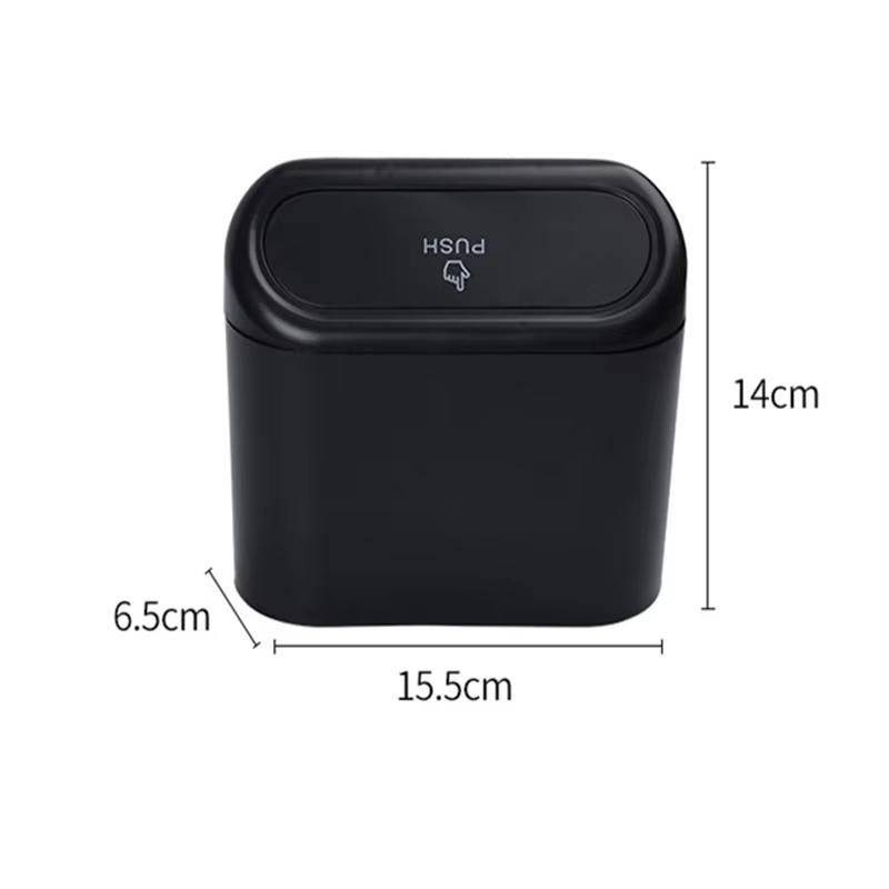 Car Trash Hanging Mini Vehicle Garbage Organization With Lid Multifunctional Folding Automotive Garbage Storage Box Car Supplie
