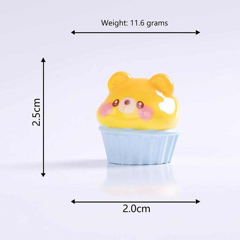 Micro Landscape Creative Bear Bread Doll Doll House Diy Food Play Decoration Accessories Desktop Ornaments
