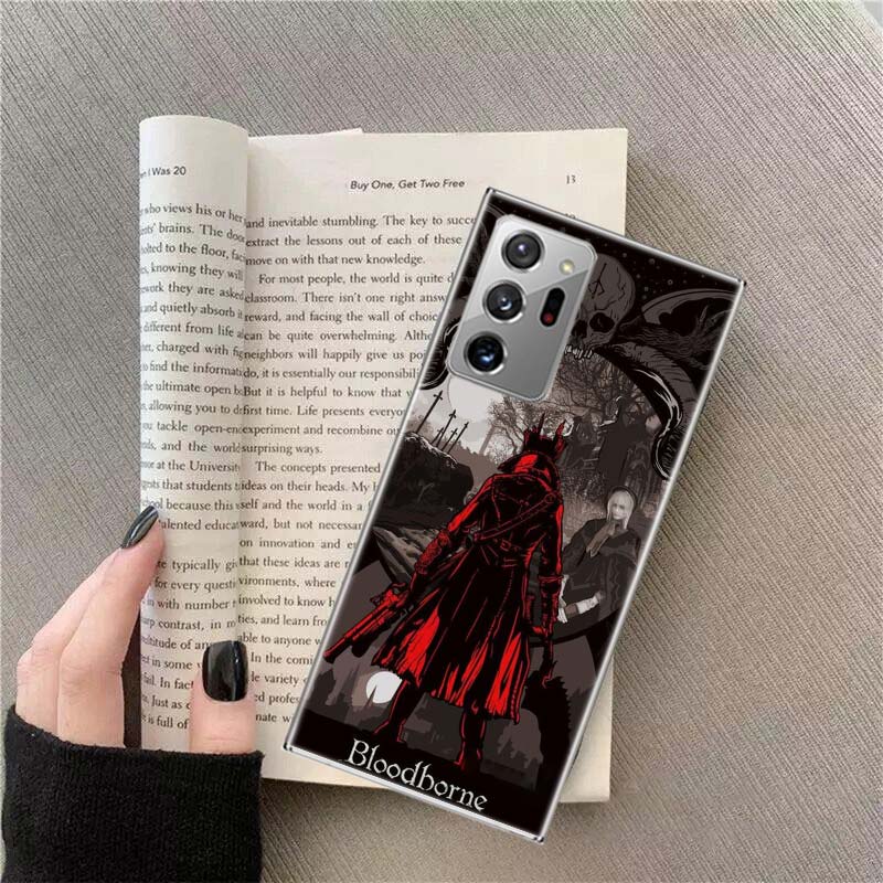 Game Bloodborne Phone Case For Samsung Galaxy S25 Edge S24 S23 FE S22 S26 Ultra S21 S20 S10 Plus Capa Soft