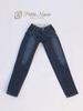 [Petite Marie] 13 DDS Compatible Okayama Processed Distressed Boyfriend Jeans Indigo Blue KOJIMA Processed Jeans Distressed Low Rise Rolled Up
