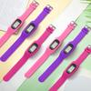 Geyoga 12 Pcs Pedometer for Walking Steps and Miles Pedometer Watch Silicone Steps Tracker Running Pedometer Bracelet Ankle Step Counter for Calorie