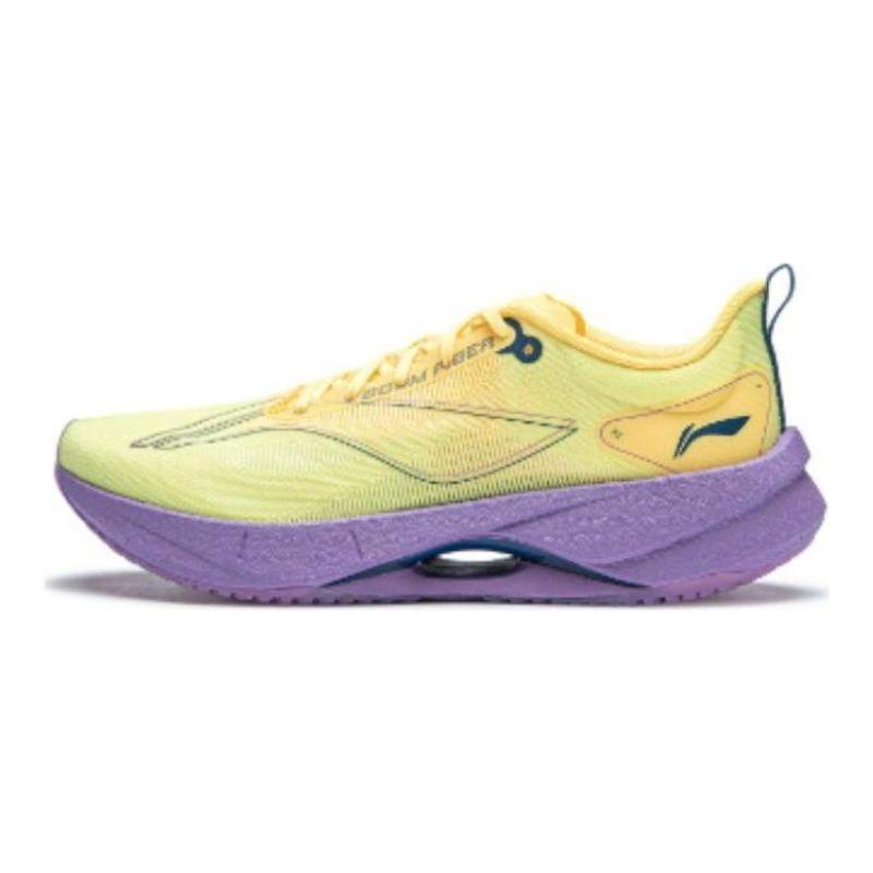 Li-Ning Super Light 21 Womens Low Top Running Shoes Yellow Purple ARBU002-42 35.5