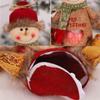Cute Doll Candy Bag Gift Packaging Santa Claus Xmas Decor Zipper Bag Present Bag Apple Gift Bag
