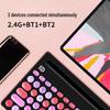 Fude IK3381D Retro Wireless Bluetooth Keyboard