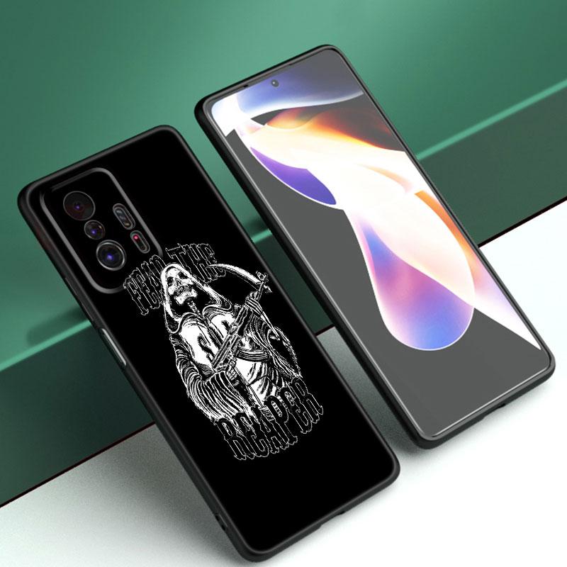 Sons of Anarchy TV Black Silicone Phone Case For Xiaomi Mi 9 SE 8 10T 11 12 13 Lite 9T 11T 12S 12T 13T 14 Pro 5G NE 11i 12X