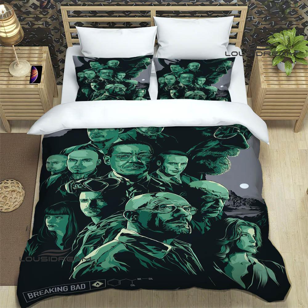 Movie BREAKING BAD Bedding Sets Exquisite Bed Supplies Set Duvet Cover Bed Comforter Set Bedding Set Luxury Birthday Gift
