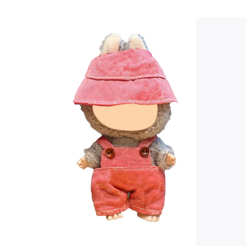 First And Second Generation Baby Clothes 17cm Doll Sitting Party Clothes Accessories Overalls