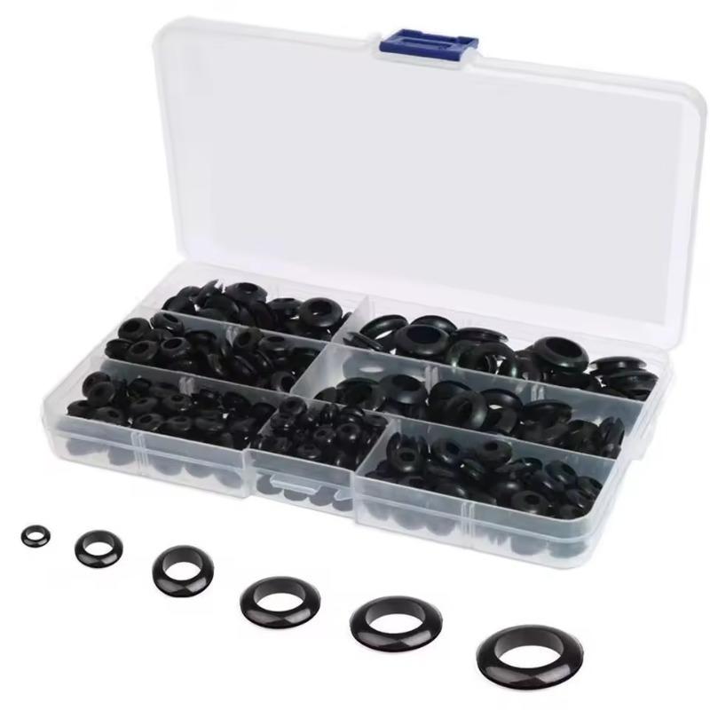 Rubber Sealing O-Ring Oil Sealing Grommet Gasket Electrical Cable Holes Conductor Wiring Blanking Washer Faucet Assortment Kit