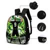 1/2/3/4/5PCS Robot Graphic Knapsack Set | Ideal for School & Daily Journey Great for Daily Activities Suitable for All Ages