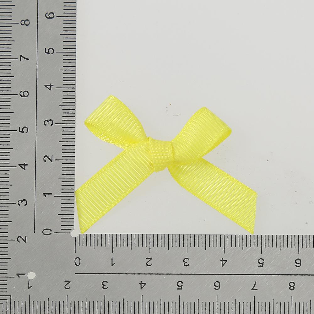 8cm Self-Adhesive Satin Bow Pre-Made Decorative Grosgrain Ribbon Bows for Favor Gift Box Wrapping