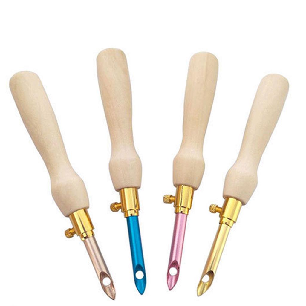 Punch Needle Set Punch Needle Tool with Seam Ripper Needle Threader for Beginner DIY Embroidery Floss Cross Stitching