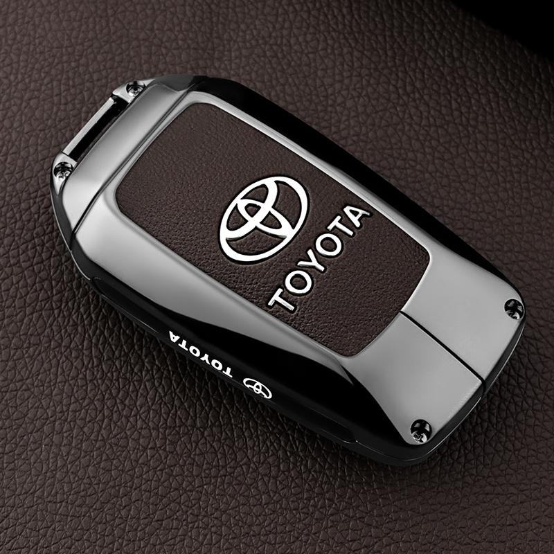 BAXL9 Zinc Alloy Car Key Cover Case For Toyota RAV4 Highland Coralla Hilux Fortuner Land Cruiser Camry Crown Keychain Accessories