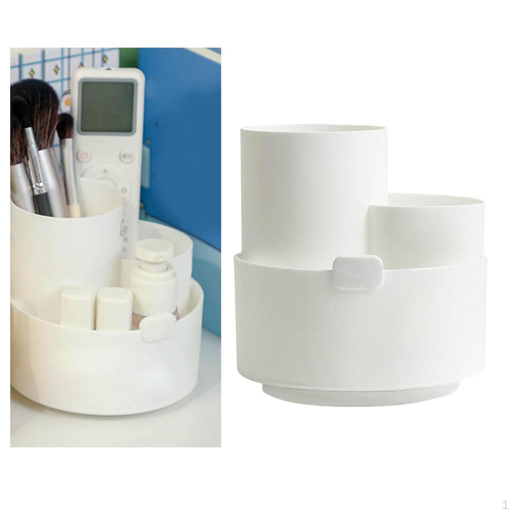 Pen Stand Organizer for Desk - 3 Compartments