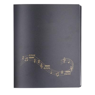 Sheet Music Folder PP 60 Pages Capacity Writable Music Sheet File Paper Storage Holder