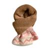 Womens Winter Fair Isle Knit Scarf Wool Blend Warm Long Neck Wrap In Retro Style