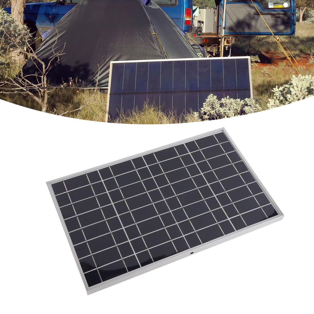 30W Solar Panel Kit Polycrystalline Silicon Solar Charge Panel with 40A Controller for Car RV Marine Boat